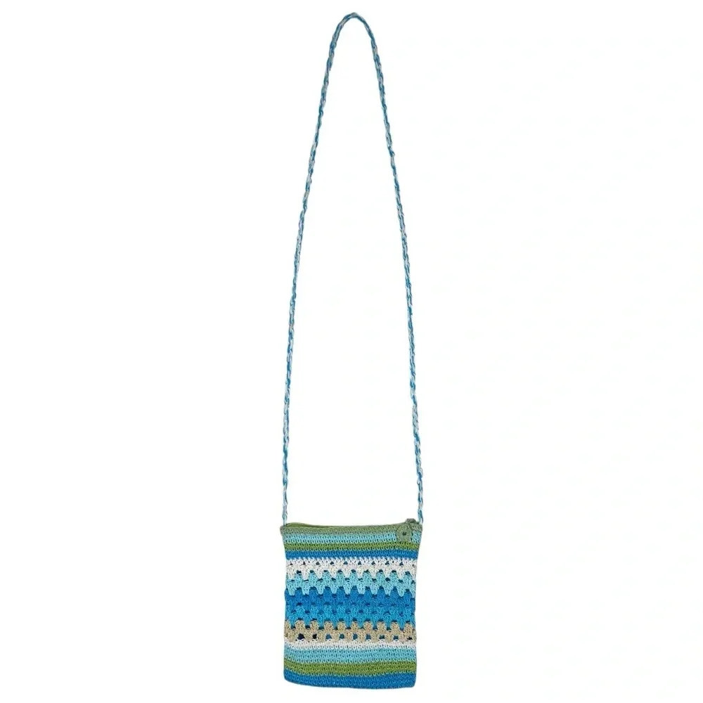 Y2K Crochet Mini Crossbody Bag